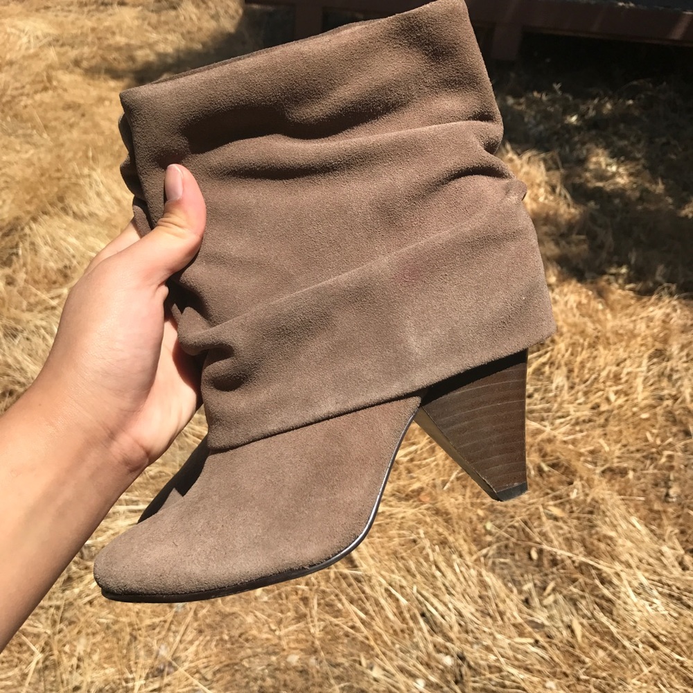 Steve Madden // Taupe Booties - Picture 1 of 4